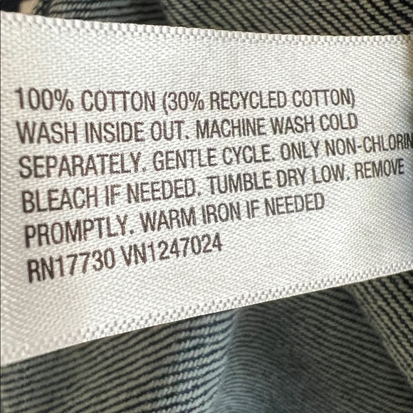 Barrel jeans low rise blue denim NWOT size 4 / 30” waist x30” L - Picture 11 of 11